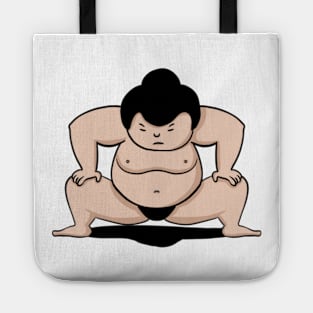 Mighty Showdown: Cartoon Sumo Wrestler Tote