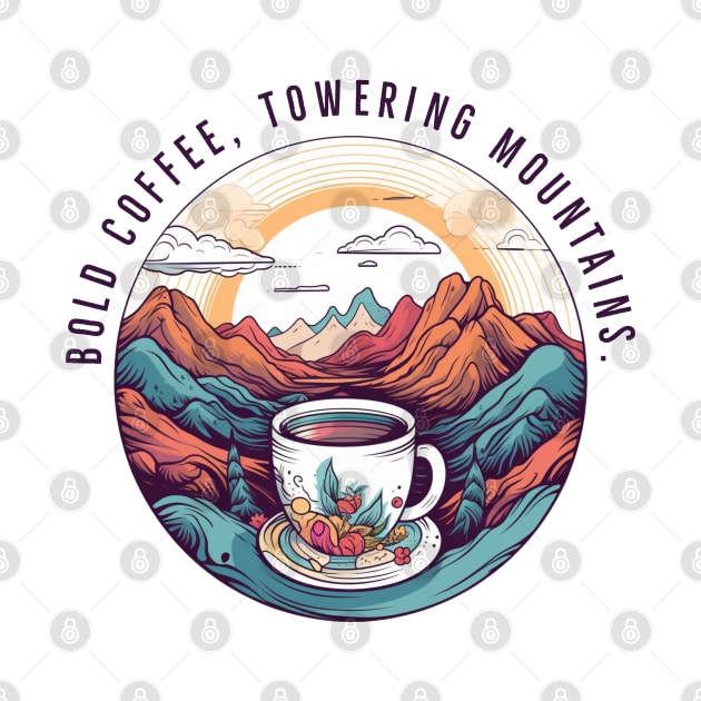 Bold Coffee, Towering Mountains by CreativeWidgets