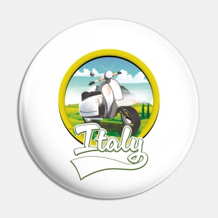 Italy travel logo Pin