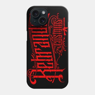 Red Rebranded Customs Phone Case