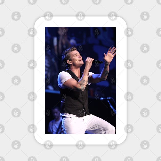 Mark McGrath Sugar Ray Photograph Magnet by Concert Photos