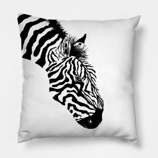 Black and White Zebra Pillow