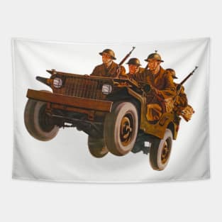 Desert Rats Tapestry