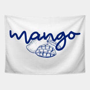 mango - Thai blue - Flag color - with sketch Tapestry