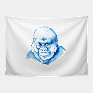 Gorilla Bust Tapestry