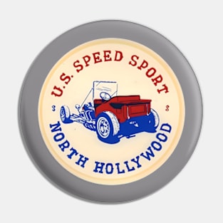 U.S. Speed Sport Store North Hollywood California Pin