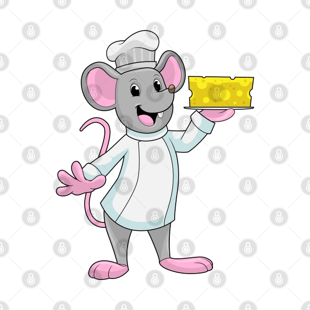 Mouse as Cook with Cheese by Markus Schnabel