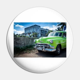 American car from the 50's in Havana, Cuba Pin