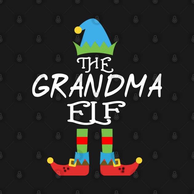 The Grandma Elf Matching Family Group Christmas Party by CareTees