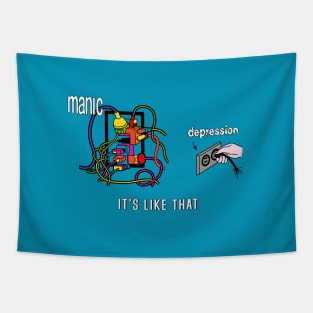 Depressed and Manic Tapestry