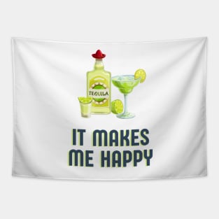 Tequila margarita cocktail funny cocktail quote Tapestry