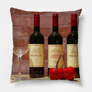 Wine Still Life Pillow