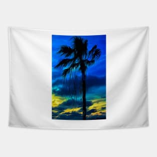 Dreamy Sunset Drama Tapestry