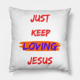 I love Jesus Pillow