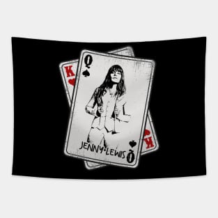 Retro Jenny Lewis Card Style Tapestry