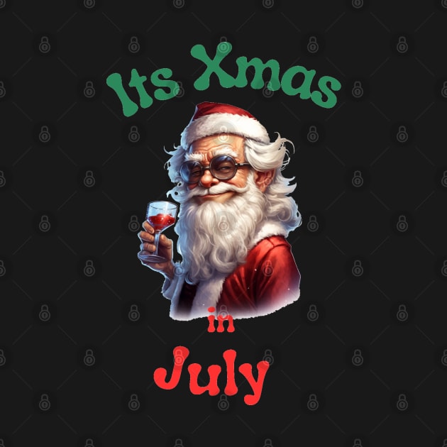 Santa Claus Christmas in July by stickercuffs