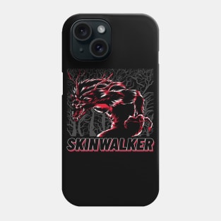 Skinwalker werewolf halloween Phone Case