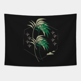 Vintage Palm Trees Tapestry