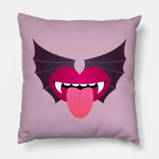 A Vampire's Kiss - RED VAMP Pillow