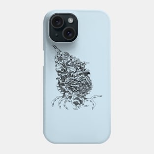 Tentacles Doodle Creature Phone Case