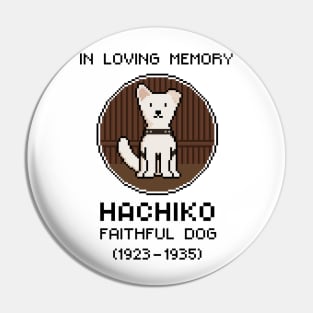 In Loving Memory of Hachiko Pin