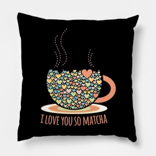 Matcha Tea Kawaii Pillow