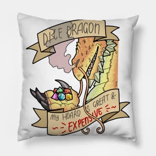 DICE DRAGON, 1 Pillow