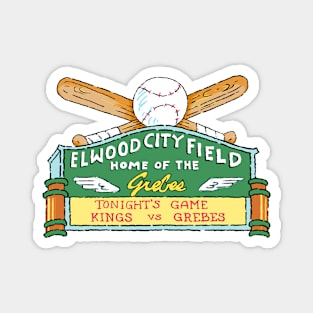 Grebes / Elwood Field  (front & back) Magnet