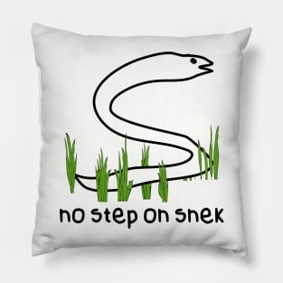 No step on snek Pillow