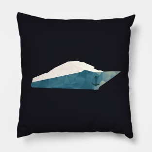 Polygon ship Pillow