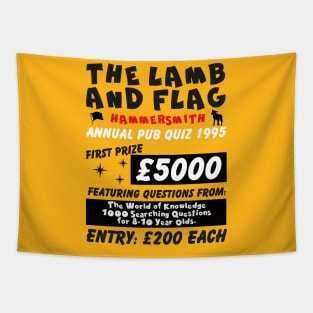 The Lamb and Flag Annual Pub Quiz Tapestry