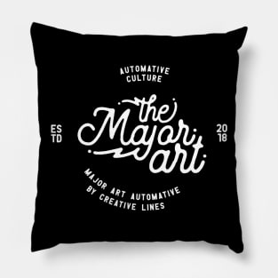 Major Art Automative illustration T-Shirt Pillow