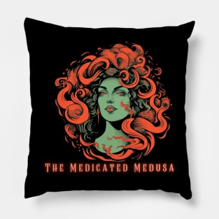 The Medicated Medusa's Chronic Couture: Fashion for the 420 Enthusiast Pillow