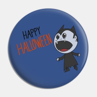 Halloween Vampire Pin