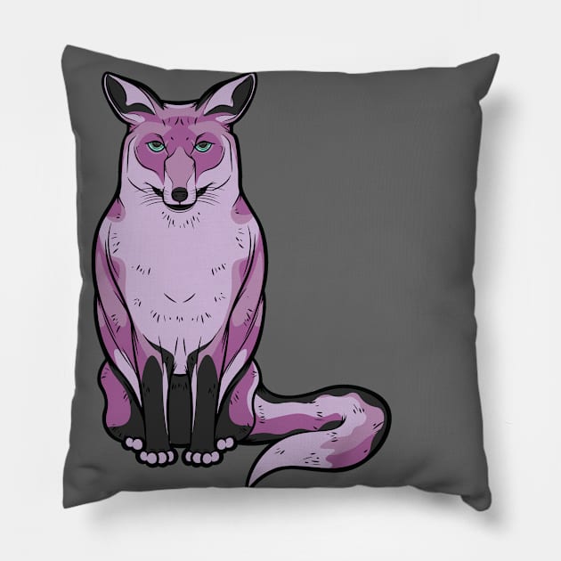 Foxy Pillow by Desdymona