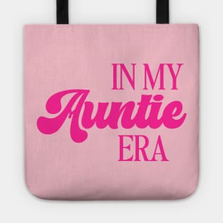 In my auntie era, auntie era shirt, Tie Dye Shirt, era shirt, retro auntie, aunt shirt, ears shirt for auntie, trendy aunt Tote