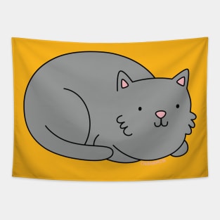 Grey Cat Tapestry