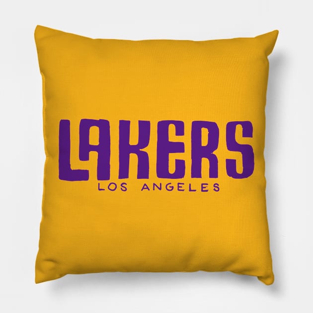 L.A Lakeeers 04 Pillow by Very Simple Graph