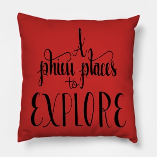 Wanderlust Pillow