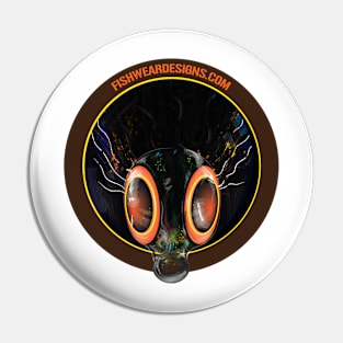 Bug Eye Fly Fishing Graphic Pin