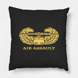 101st ARMY AIR ASSAULT Wings Gold Pillow