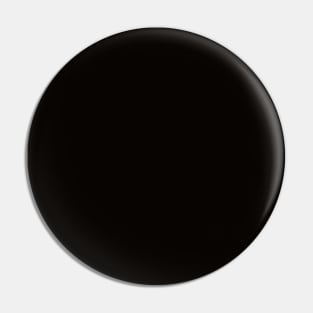 Ebony Black Plain Solid Color Pin