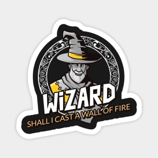 Fire Wizard Magnet