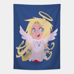 Blond Angel Girl Tapestry