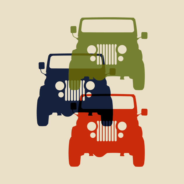 Classic Jeep CJ Grills by Drafted Offroad