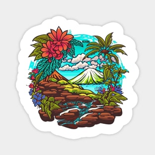 Hawaii style Magnet
