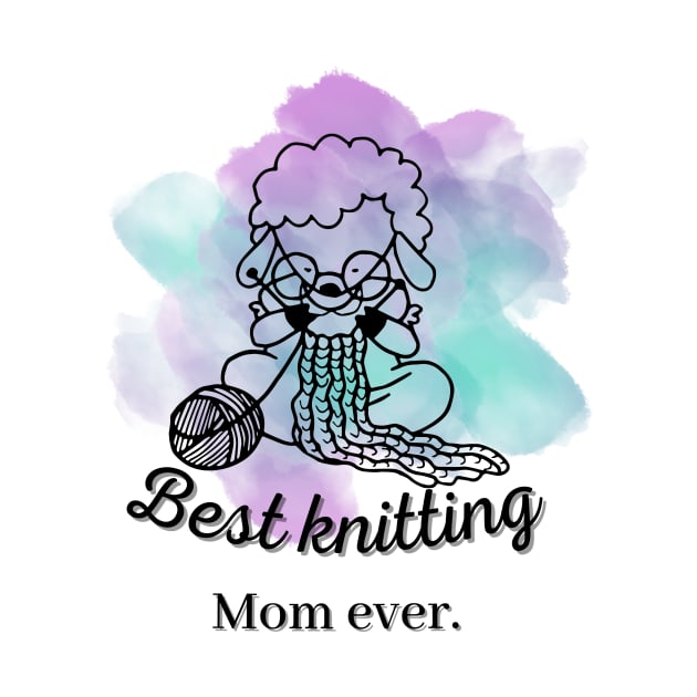 Homage To The Best Knitting Mom Ever Sticker by Prilidiarts