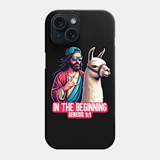 Genesis 1:1 In The Beginning Phone Case