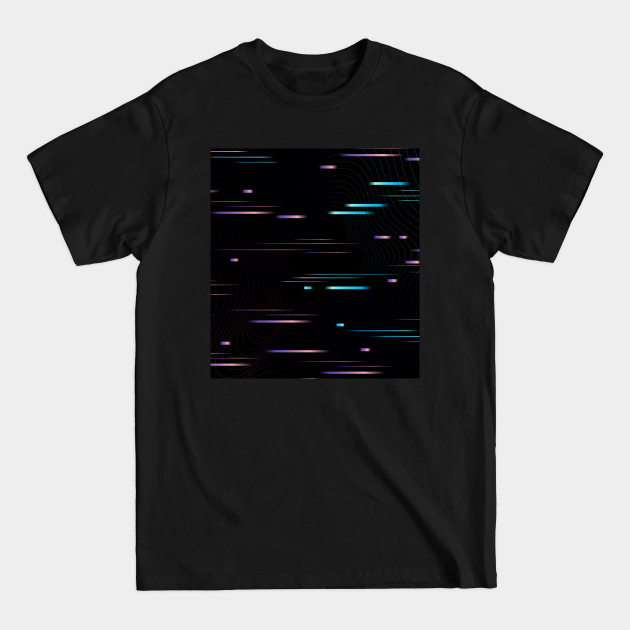 Discover Neon Glitch Futuristic - Synthwave Vaporwave - T-Shirt