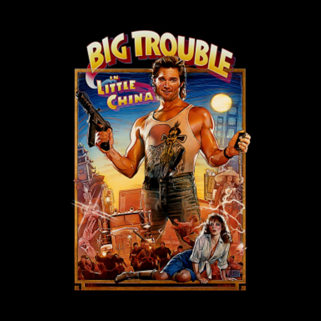 Truck Driver Gets Dragged Chinatown Action 80s Movie Fan Gifts - Big Trouble In Little China - Phone Case